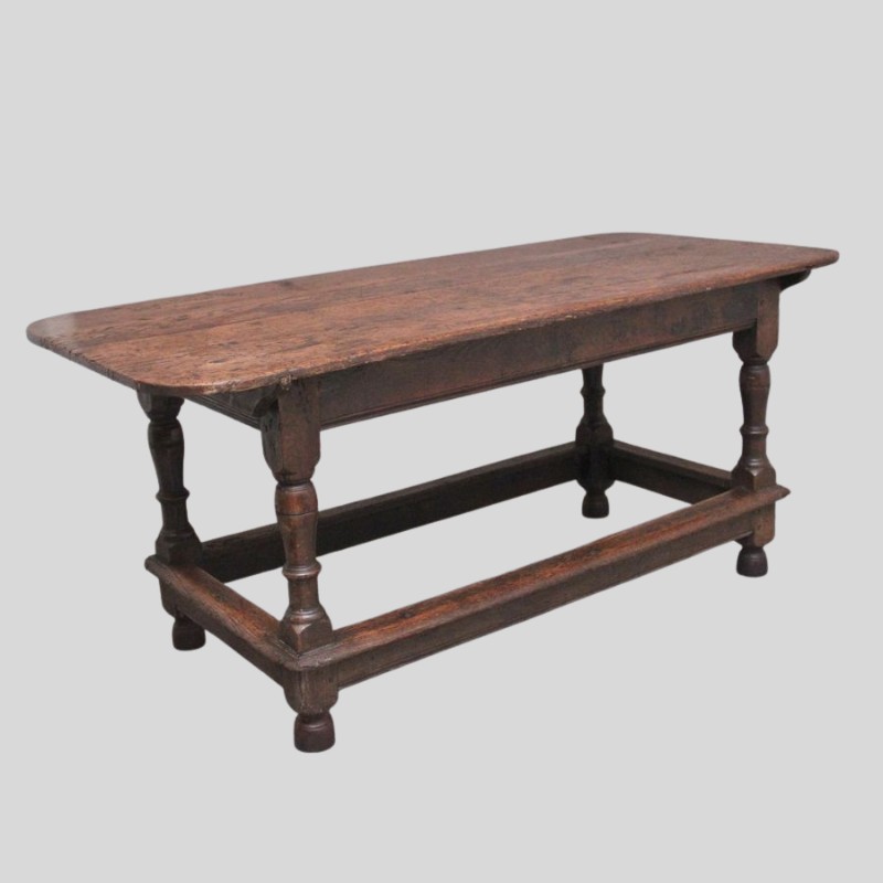 17th century oak refectory table